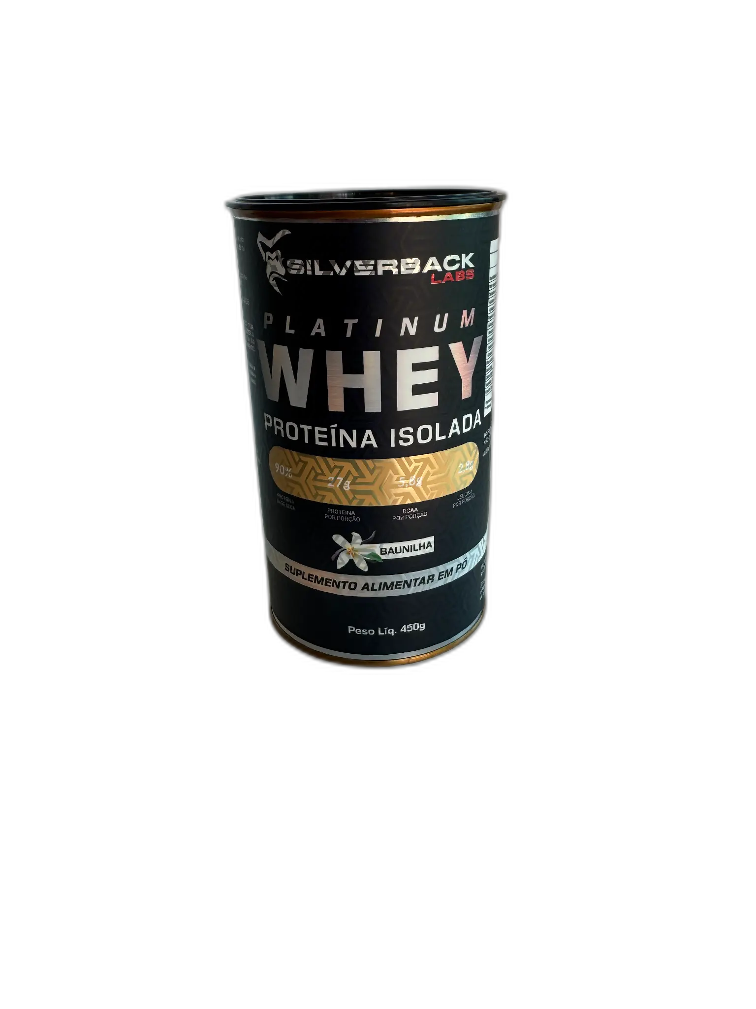 Platinum Whey Proteína Isolada 450g - 1
